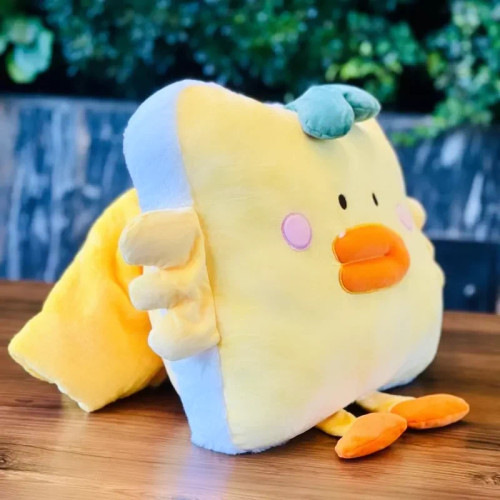 عروسک بالشتی اردک طرح پتودار