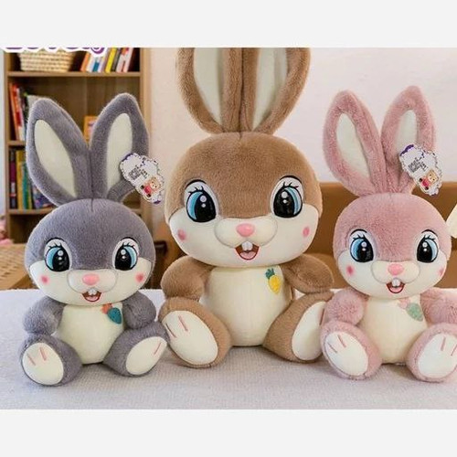 عروسک خرگوش طرح خندان نشسته